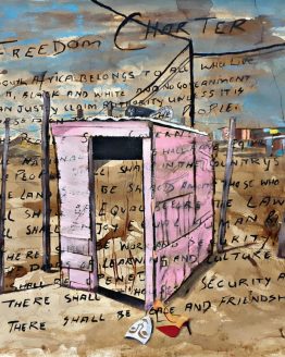 Painting of The Freedom Charter - SOLD